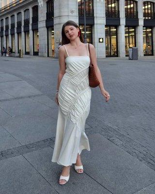 Vestido drapeado