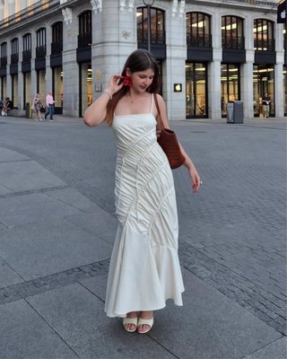 Vestido drapeado
