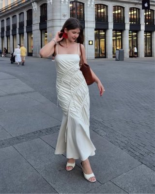 Vestido drapeado