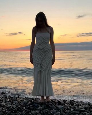 Vestido drapeado