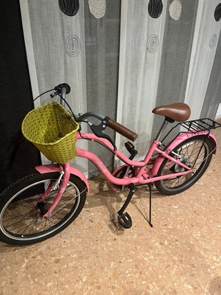 Bicicleta JL Wenti rosa casi sin usar