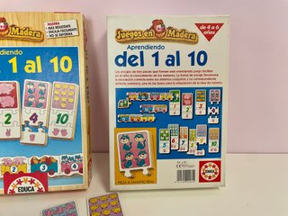 Juegos en Madera: Aprendiendo del 1 al 10