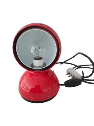 Lampada Artemide Eclisse Vico Magistretti Rossa