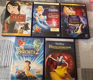 Colección 5 Películas princesas Disney