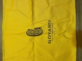 Mala Goyard Azul e Branco