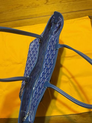 Mala Goyard Azul e Branco