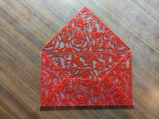 Sobres para invitaciones de boda impresos en 3D