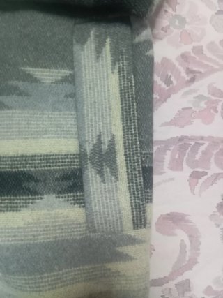 Abrigo estampado étnico