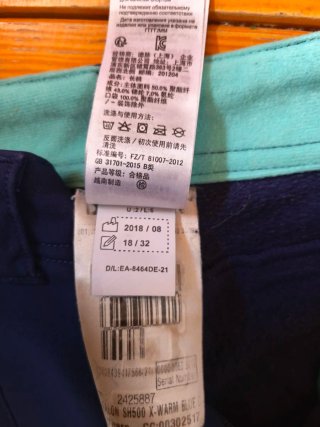 Pantalones senderismo niño Quechua azul