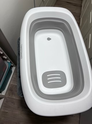 Bañera Bebé Twistshake Plegable + Soporte