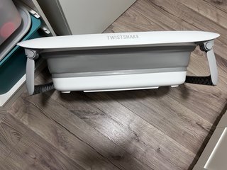 Bañera Bebé Twistshake Plegable + Soporte