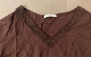 Abito Lungo Rusttydustty Marrone Taglia 3XL