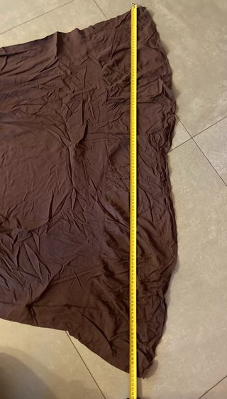 Abito Lungo Rusttydustty Marrone Taglia 3XL