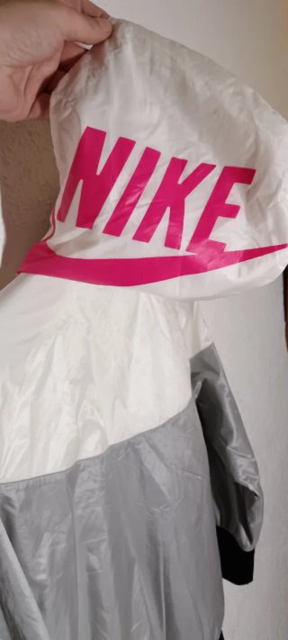 Sudadera Nike Mujer Gris y Blanca