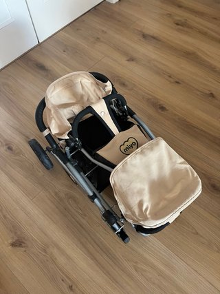 Carrito gemelar de juguete Miyo