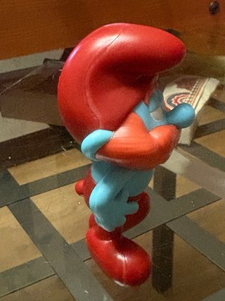 2 Figuras Pitufo Papá Pitufo