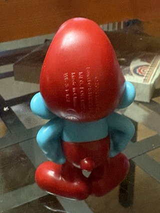 2 Figuras Pitufo Papá Pitufo