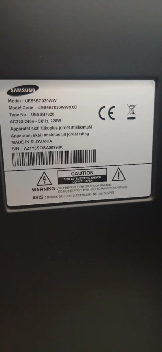 TV Samsung 55 UE55B7020 Crystal TV