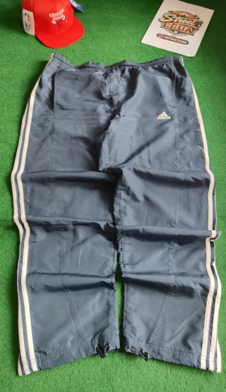 Adidas Vintage Baggy Y2K Track Pants Blu