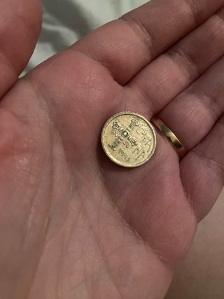 Moneda antigua Isabel II 1975