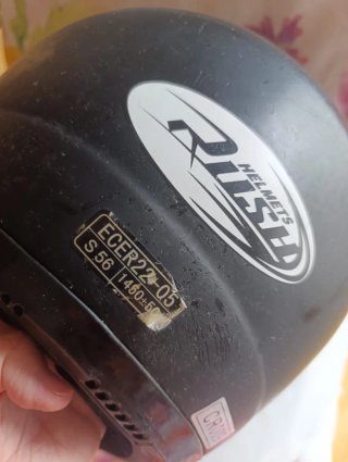 Casco integral Rush con homologación