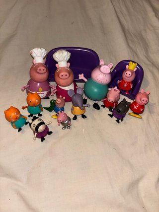 Lote Juguetes Peppa Pig y Amigos
