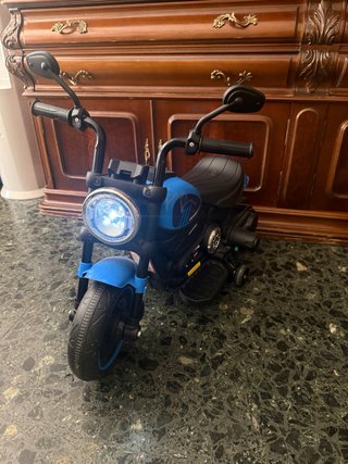 Moto Eléctrica Infantil Azul