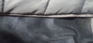 Chaqueta azul niña con capucha, talla 9/10
