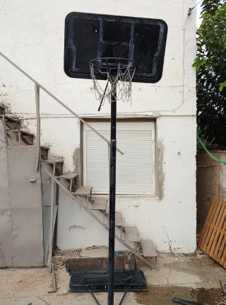 Canasta de baloncesto con tablero