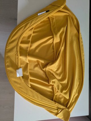 Tettuccio estensibile giallo per passeggini Bugaboo