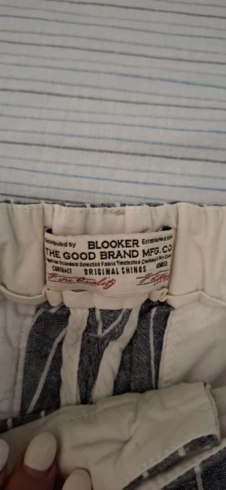 Pantaloni uomo lino e cotone righe