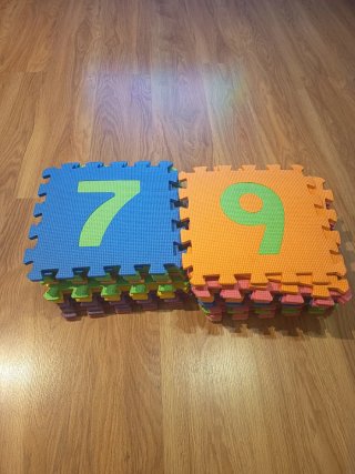Alfombra Puzzle Números Infantil