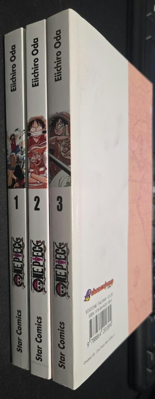 Lotto Manga One Piece New Edition - Vol. 1-2-3