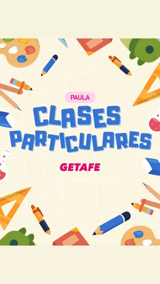 Clases particulares hasta bachillerato, Getafe.
