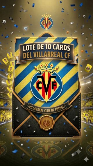Lote 10 Cromos Villarreal CF