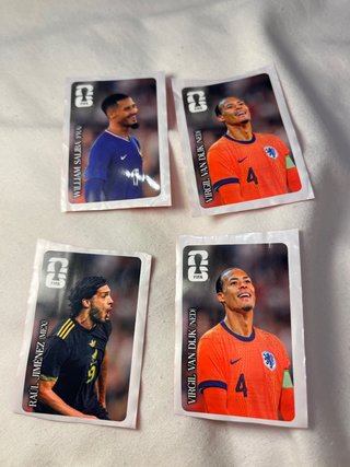 Cromos Coca-Cola Mundial (4 unidades)