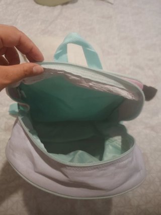 Mochila escolar mint y rosa
