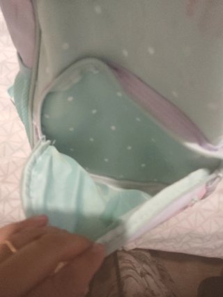 Mochila escolar mint y rosa
