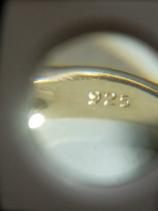 Anillo plata Oro 18K Ópalo y Diamantes,certificado