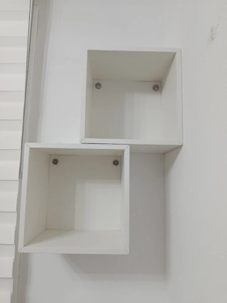 Estanterías Cubo Blancas (2 unidades)