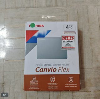 Disco Duro Externo Toshiba 4TB Canvio Flex
