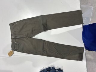 Pantalones jeans verde oliva nuevos  2 tallas