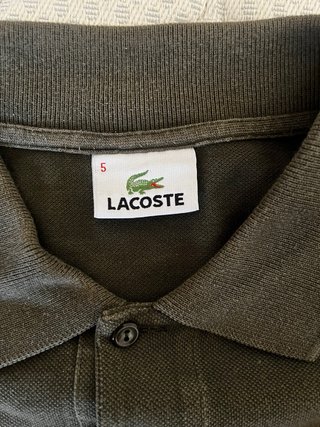 Polo Lacoste Verde Talla 5