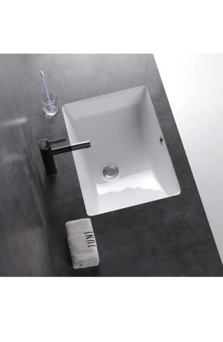 Lavabo Cerámica Encimera 46x34.8x21.3cm