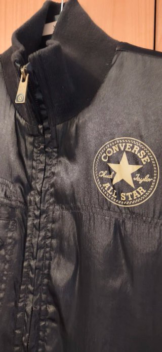 Chaqueta Converse Negra Bomber
