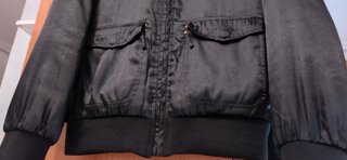 Chaqueta Converse Negra Bomber