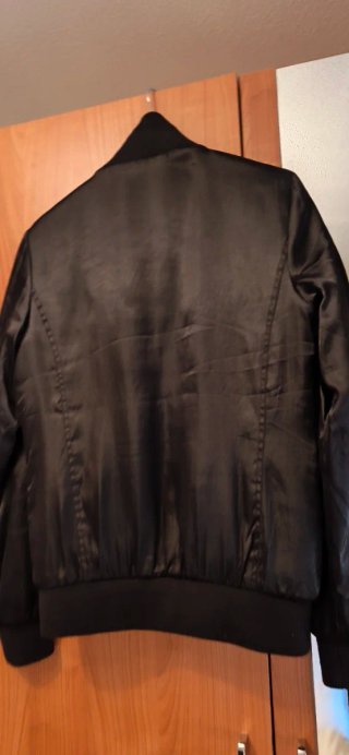 Chaqueta Converse Negra Bomber