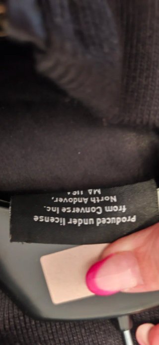 Chaqueta Converse Negra Bomber