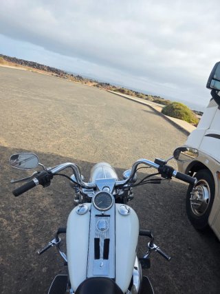 Harley Davidson Road King Plata/Blanco