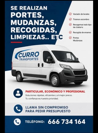 Mudanzas vaciados limpiezas
